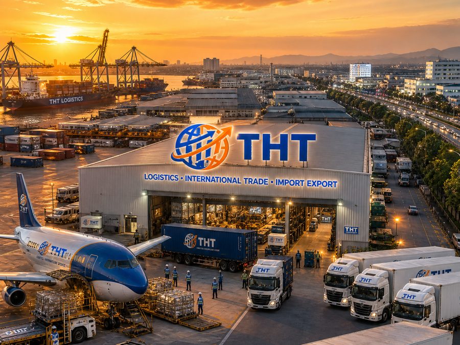 Toàn cảnh trung tâm logistics Toàn Cầu THT