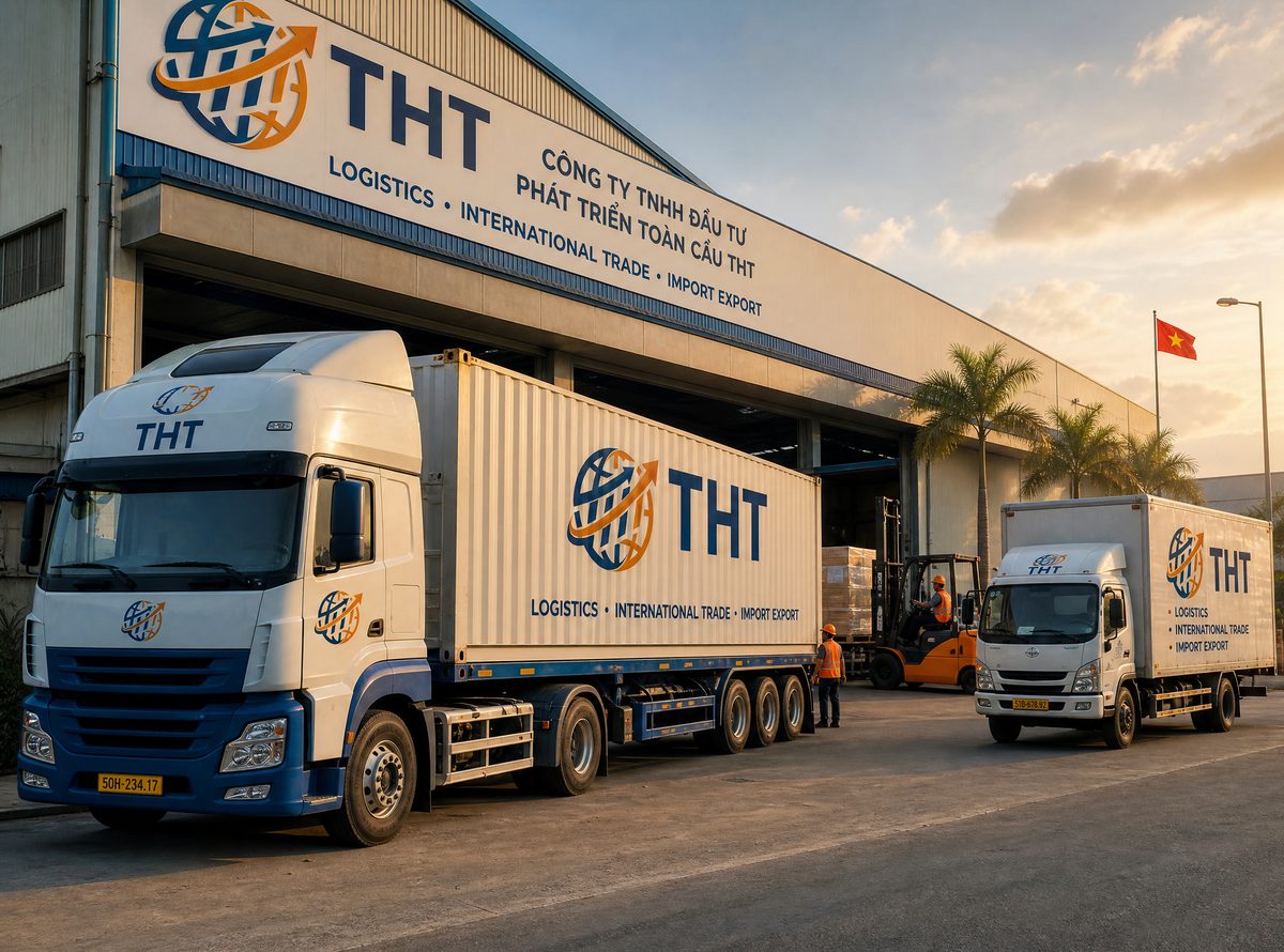Vận tải nội địa – đội xe đầu kéo Toàn Cầu THT